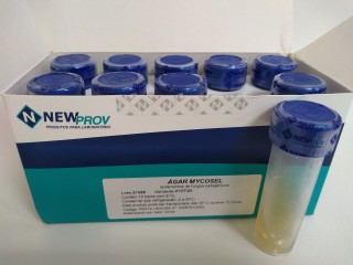 Imagem para o produto Agar Mycosel cx c/ 10 tubos (9mL)
