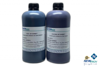 Imagem para o produto Conjunto de Coloração Ziehl Gabbet frascos c/ 500mL